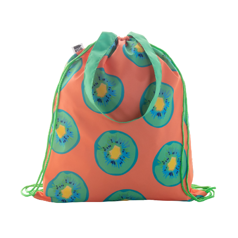 Sac piscine personnalisé - polyester 190T, cordons colorés, anses longues, impression sublimation - min. 50 pièces_2