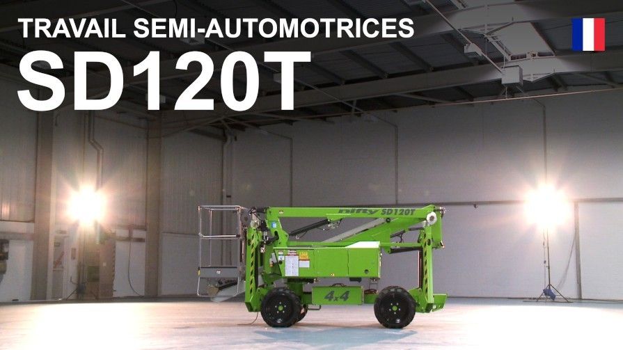 Sd120t nacelle élévatrice semi-automotrice articulée - niftylift - hauteur de travail 12.65m_2