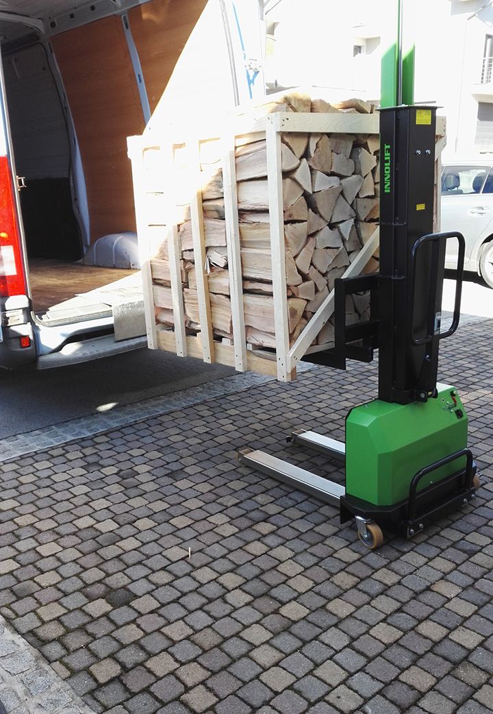 Transpalette électrique embarqué 500 kg - 1250 mm - Chargement rapide de palettes et gerbeurs en 30 secondes_2