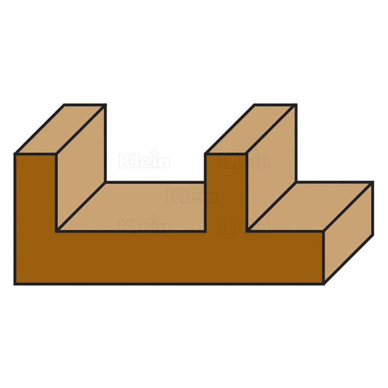 We101.120.R - Fraise à plaquette - Sistemi S.R.L. - Diamètre 12 - HW à coupes droites Z=2_2