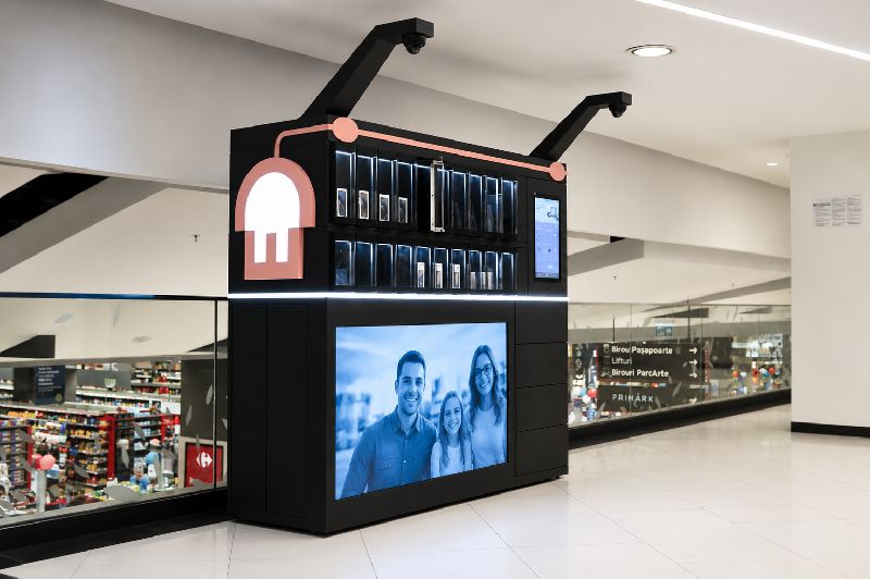 Casier de location intelligent pour équipements électroniques et informatiques - service 24h/24 et 7j/7 avec portes transparentes_2