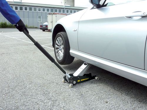 Rh135 - Cric rouleur hydraulique en aluminium - Rodcraft - capacité 1,3T - léger et compact_2