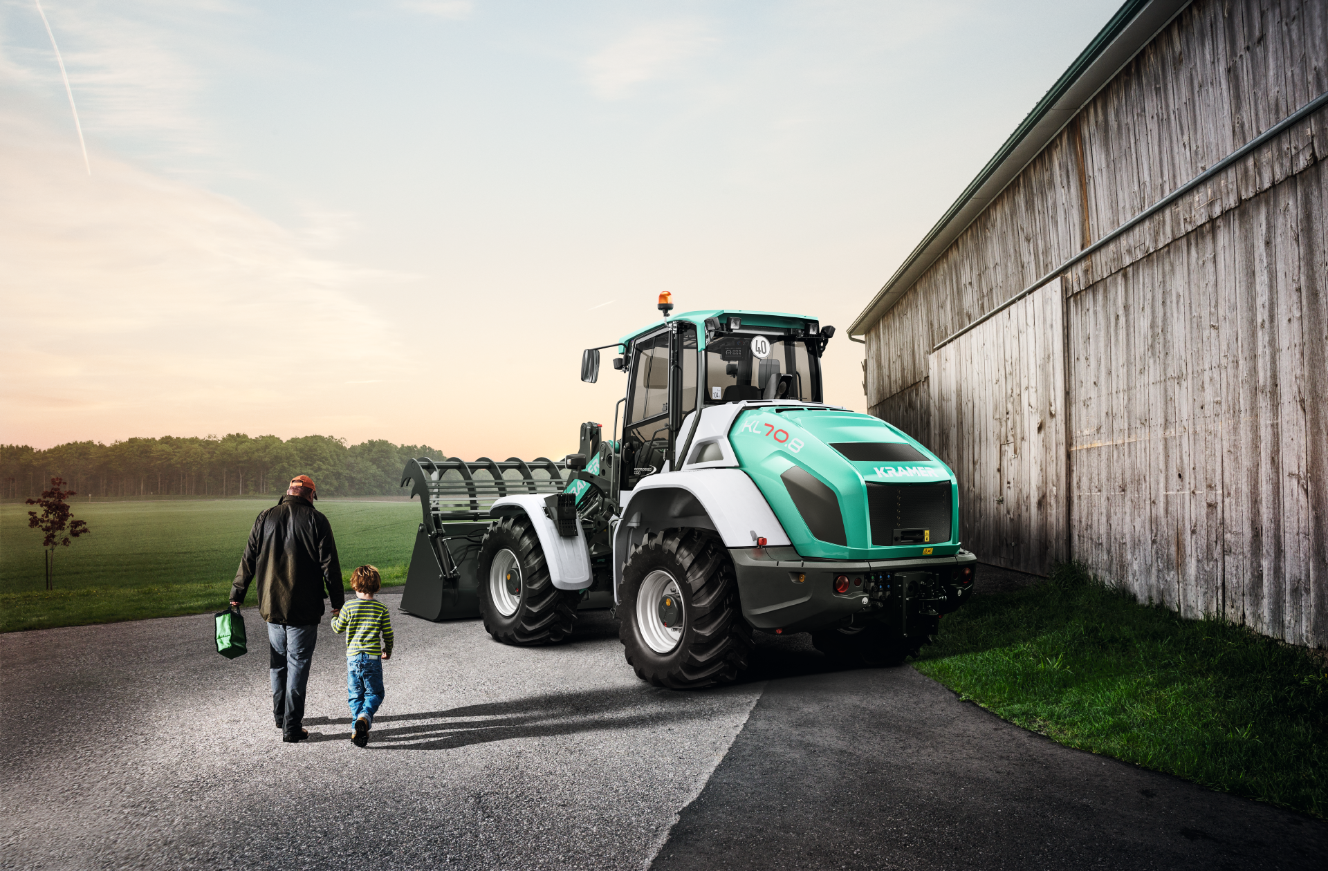 Chargeuse sur pneus Kramer KL70.8 - maniabilité, tout-terrain, efficacité pour l'agriculture_2