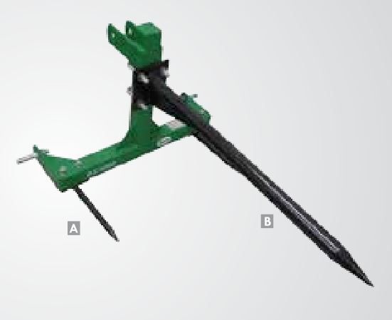 BS 500 pique-bottes - Geo - 3 fourches - 380 mm - 35 kg_2