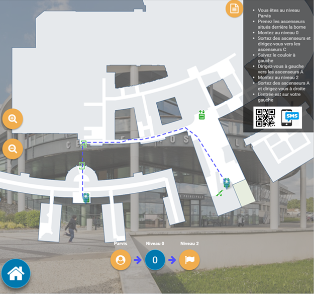Totem tactile d'orientation 42 pouces_2
