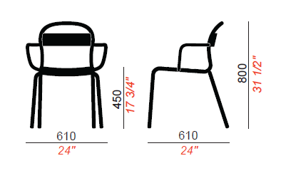 Fauteuils - Lot de 12 - Stecca_2