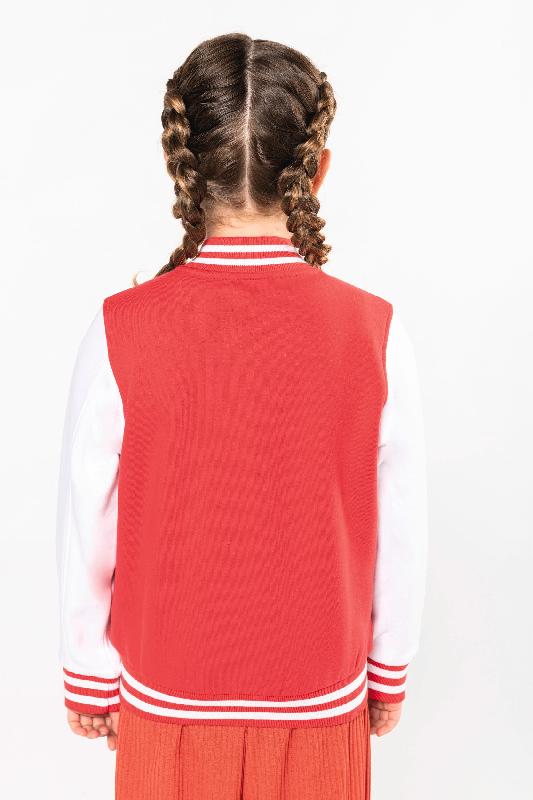 Blouson molleton teddy enfant - Réf: K498 - Kariban - 70% coton / 30% polyester - 320 g/m²_2