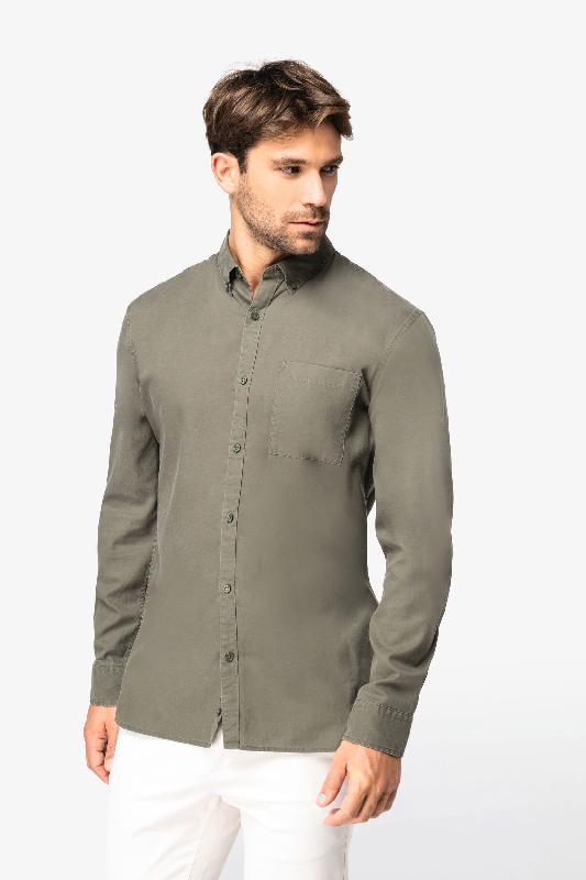 Chemise écoresponsable en lyocell homme - coupe ajustée - Native Spirit - Réf: NS513_2