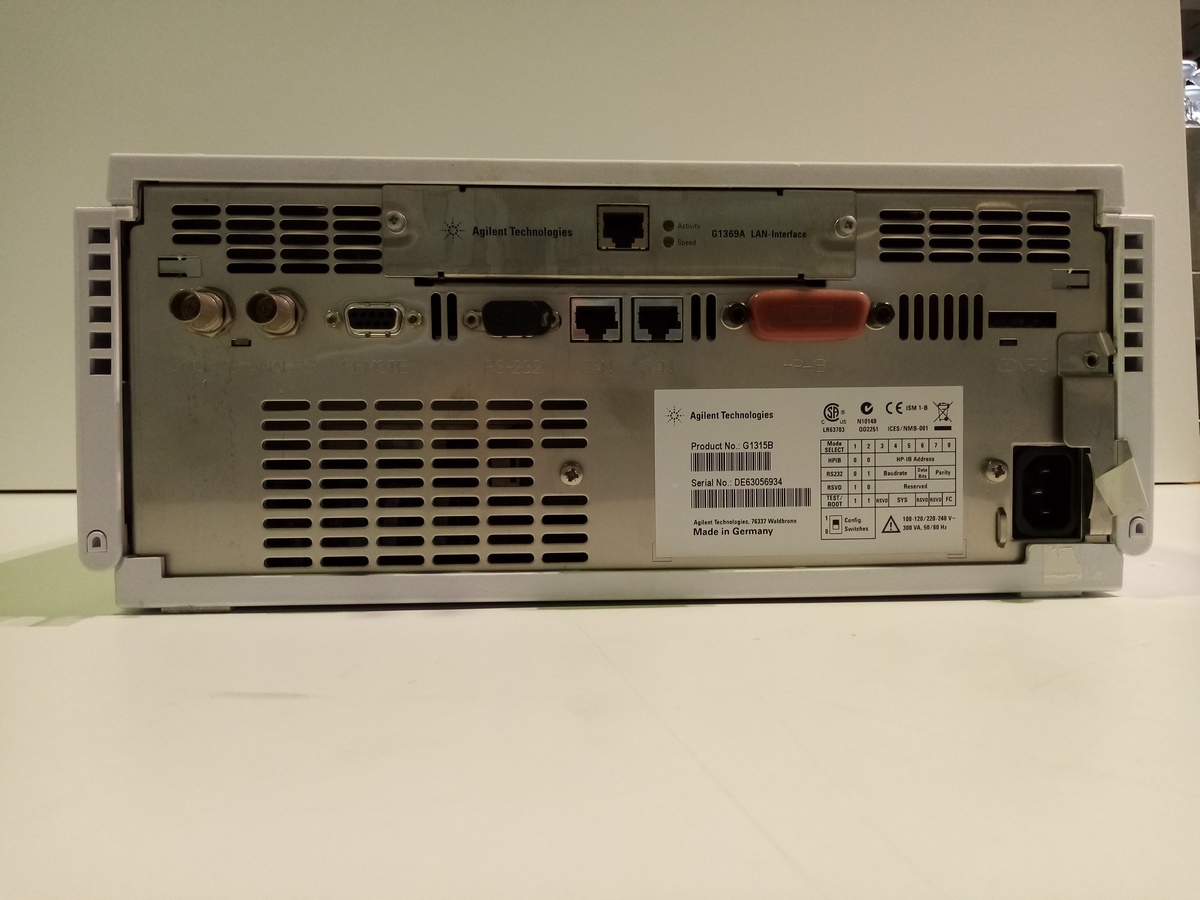 Chromatographie liquide - Détecteur DAD G1315B Agilent reconditionné - Référence P20060001_2