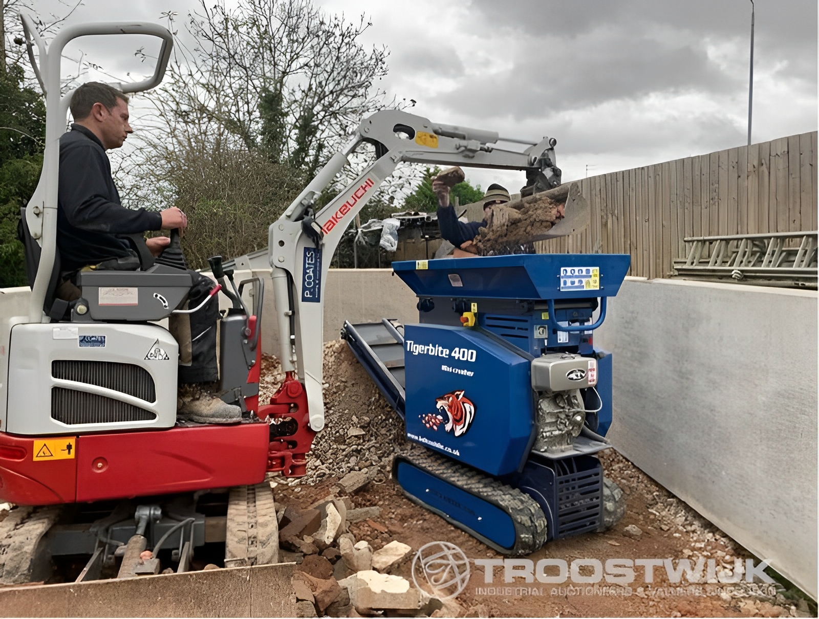 Concasseur robuste et compact de 968 kg