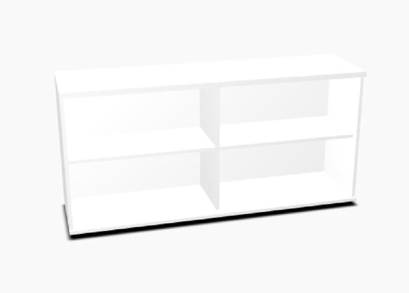 Grand meuble pour photocopieur - MDD - 160, Blanc pastel_2