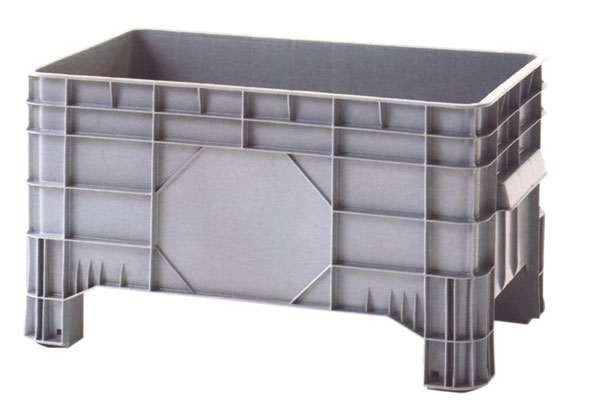 Caisse-palette plastique 1040x640 mm - Plusieurs hauteurs disponibles, option ajourée, roues et couvercles_2