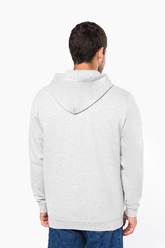 Sweat-shirt recyclé zippé à capuche unisexe - Kariban - Réf: K4042 - 50% coton et 50% polyester recyclé - 280 g/m²_2
