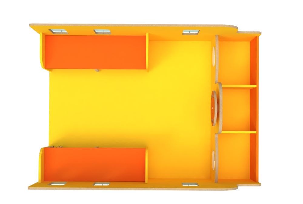 Bus de lecture - Rangements pour crèches - Réf. LEC.BUS - Dimensions et usages adaptés_2