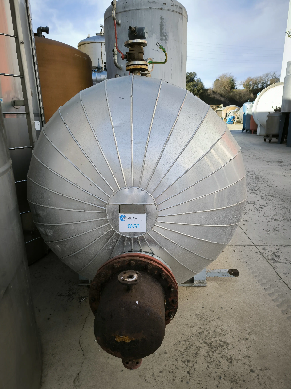 Cuve en acier inoxydable 316 de 4500 litres avec échangeur de chaleur et échangeur de chaleur - référence : c13479_2
