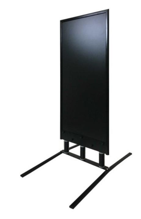 Stop trottoir sur ressorts spécial vent - 3 ressorts - Ardoise double face 1300x600 mm - Métal - Résistant aux vents_2