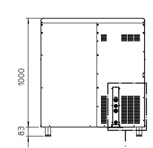 Appareil professionnel pour fabrication de glace en grains