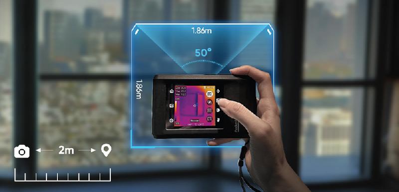 HM-TP40-1AQF/W-POCKE | Caméra thermique de poche HIKMICRO PocketE - 96 x 96 px, -20°C à +350°C, écran tactile 3.5'', 25 Hz, WiFi_2