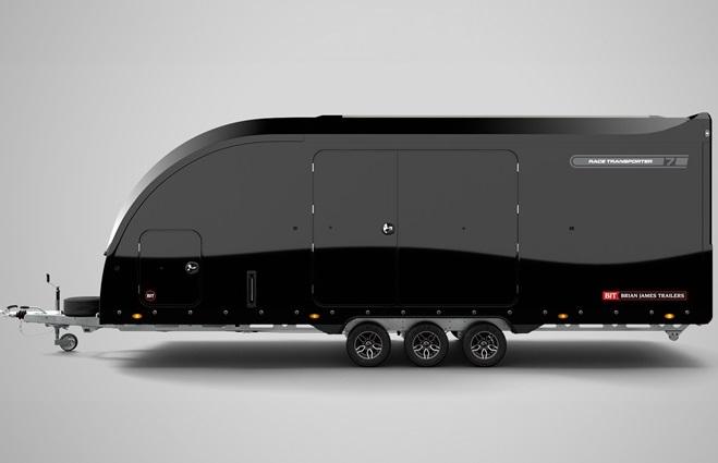 Remorque porte voiture - Plateau - 6,00 x 2,30 m - 3500 KG - 3 Essieux - BRIAN JAMES RT7 BLACK_2