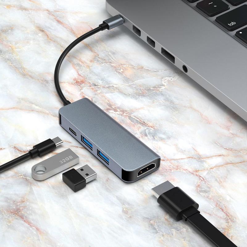 VALUE Station d'accueil USB type C, HDMI 4K, 2x USB type A + type C PD (Power Delivery)_2