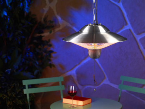 Chauffage radiant à suspendre - Semptec - 1500 W - Intensité réglable pour espaces extérieurs couverts_2