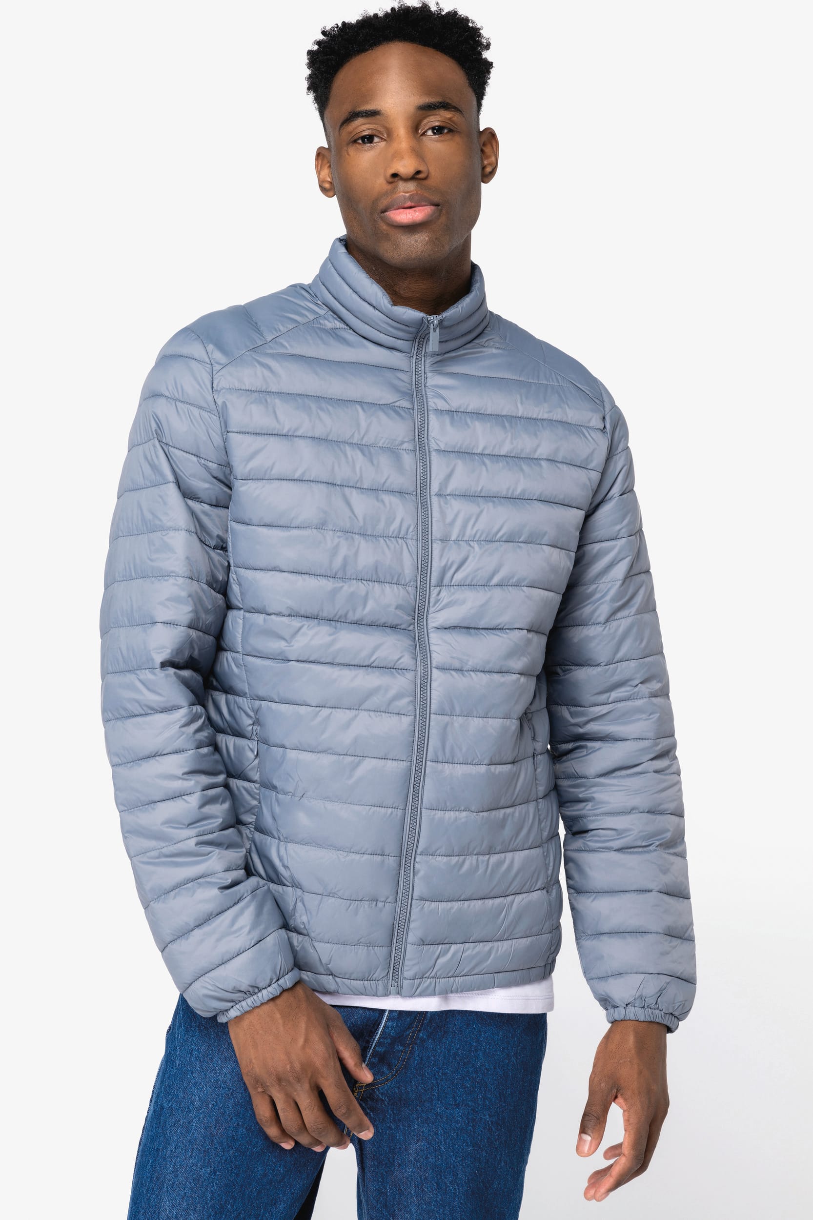 Doudoune légère écoresponsable homme - Native Spirit - Réf: NS6000 - 100% personnalisable, déperlant et coupe-vent_2