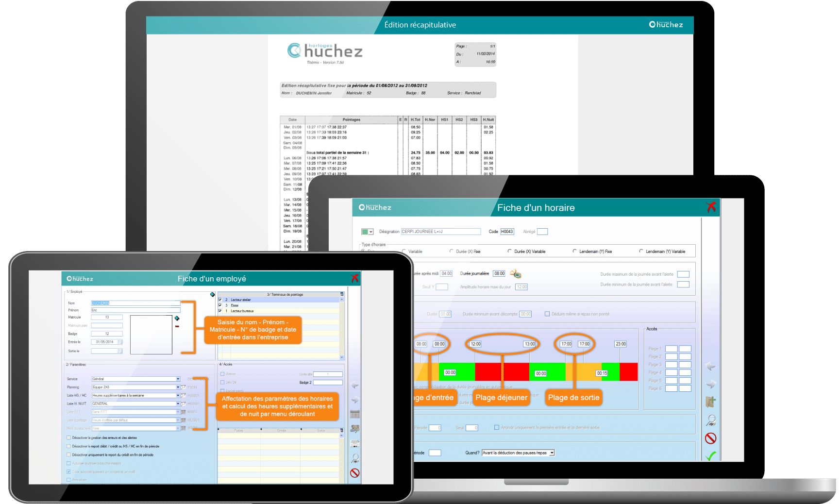 Kit de gestion du temps Thémis Box pour TPE et PME - Système complet avec logiciel, badgeuse et accessoires_0