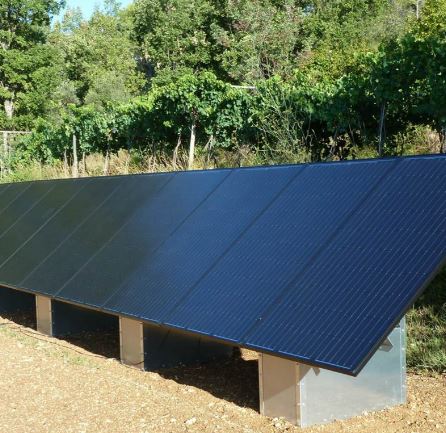Plancher de fixation au sol GSE Ground System 1x10 - pour 10 panneaux photovoltaïques en portrait_2