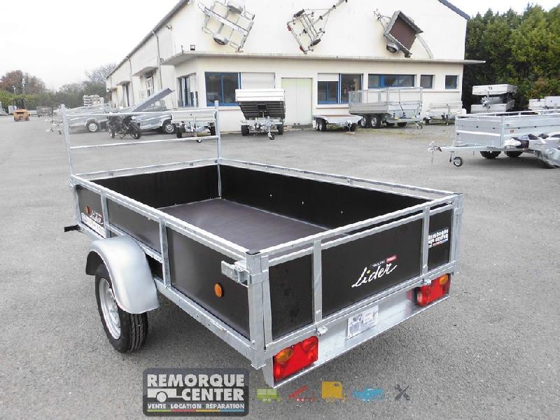 Remorque bagagère LIDER en bois - 1 essieu - PTAC : 500/750 kg - 251 x 133 cm - Référence MAGNUM EXPLORER 3500_2