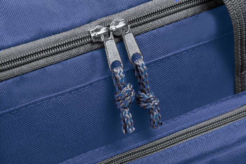 Sac de sport - plusieurs compartiments zippés - bandoulière réglable - polyester 600D - bleu foncé_2