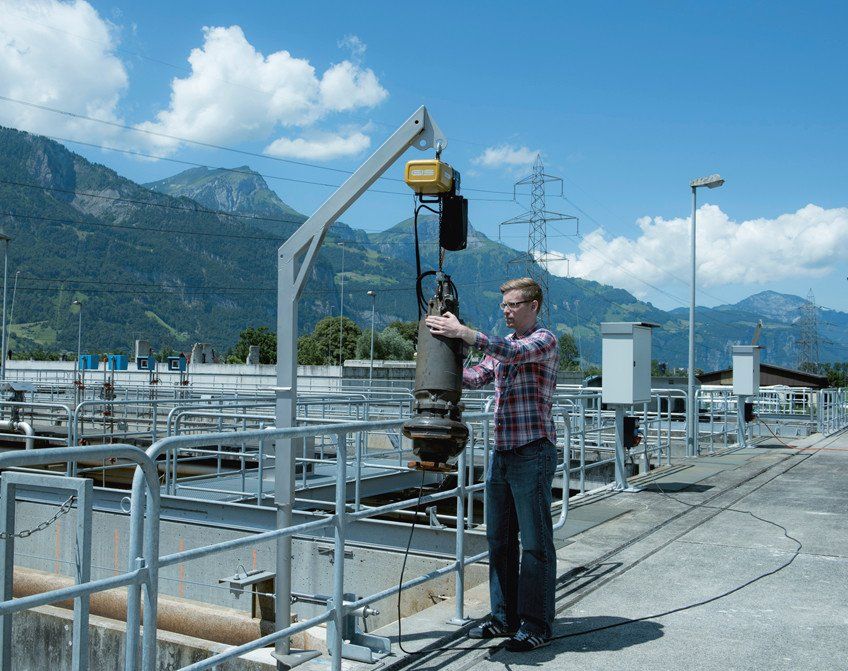 GP - Palan à chaîne GIS AG - Capacité de levage jusqu'à 2500 kg - Protection IP65 - Version monophasée ou triphasée_2