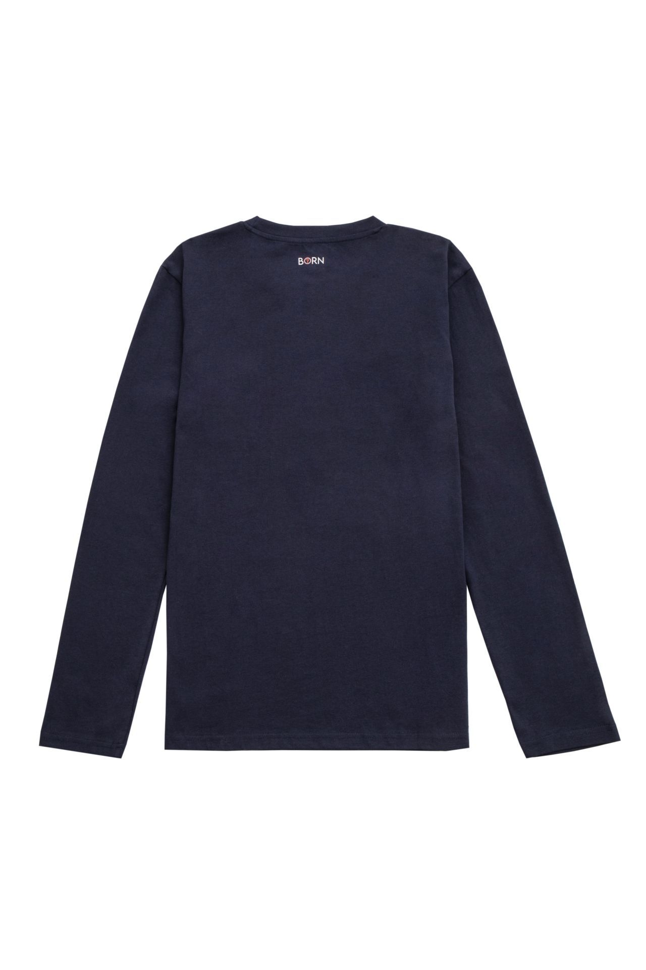 T-shirt manches longues unisexe - 100% coton bio - Patch à scratch personnalisable_2