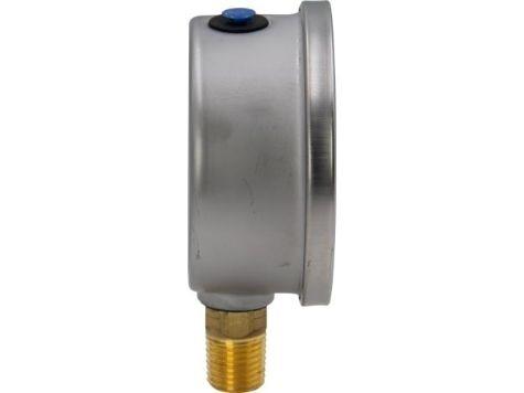 G2512L, Manomètre, 63 mm Face, Raccordement Vertical, Bain de glycérine, 20 bar pression maximale_2