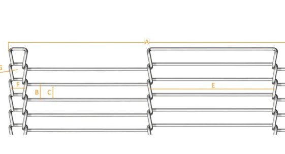 Transbande - Bandes transporteuses métalliques Tissmetal - légères et faciles à nettoyer_2