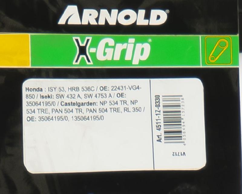 Courroie trapézoïdale X-Grip V - Type Z 33_2