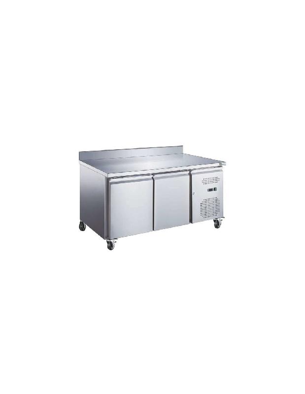 Desserte réfrigérée positive 2 portes - Inox AISI304 - Température +2°C/+8°C - 228 litres - Référence AAS2PD_2