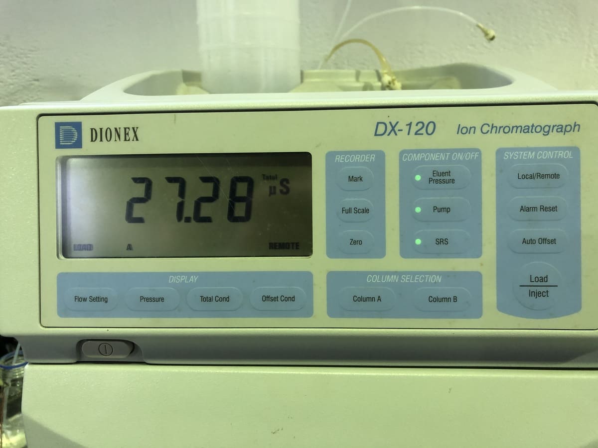 Chromatographie ionique reconditionné DX120 - pompe isocratique - Réf. P20040542_2