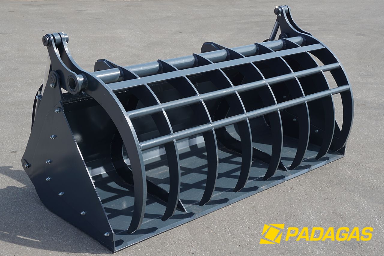 Godet à grappin robuste adapté pour une utilisation polyvalente