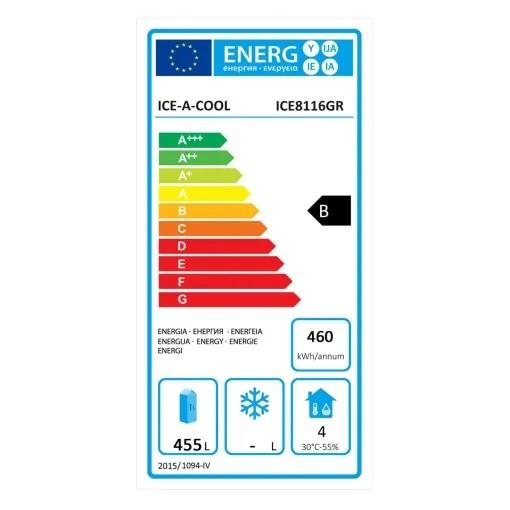 Armoire réfrigérée GN2/1 Inox AISI430 positive 1porte réversible 670L ATOSA_2