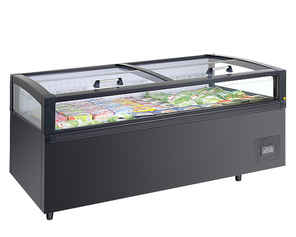 Réfrigérateur / congélateur de supermarché 860 L - Anthracite RAL 7016 | Tefcold - VIEW250CFVS_2