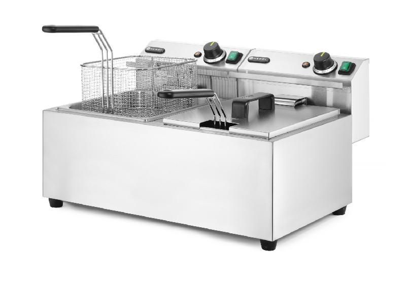 Friteuse Profi Line Analogique sans robinet de vidange 2x8L 230V HENDI_2