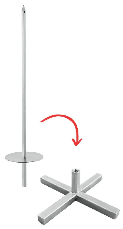 Support en croix pour broche kebab - Ø max 16 mm_2