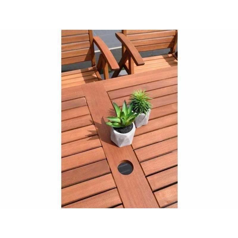 Table de jardin orlando bois d'eucalyptus – MTF – rectangulaire – 2nab2165_2