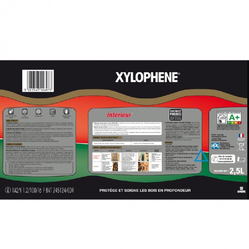 Traitement du bois XYLOPHENE - Meubles, parquets et boiseries - Préventif et curatif - 25 ans - 2,5 L_2
