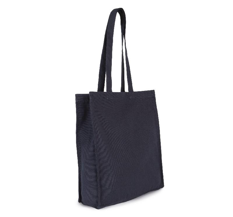 Sac shopping rectangulaire K-loop - Coton recyclé et polyester recyclé - Réf : KI5223_2