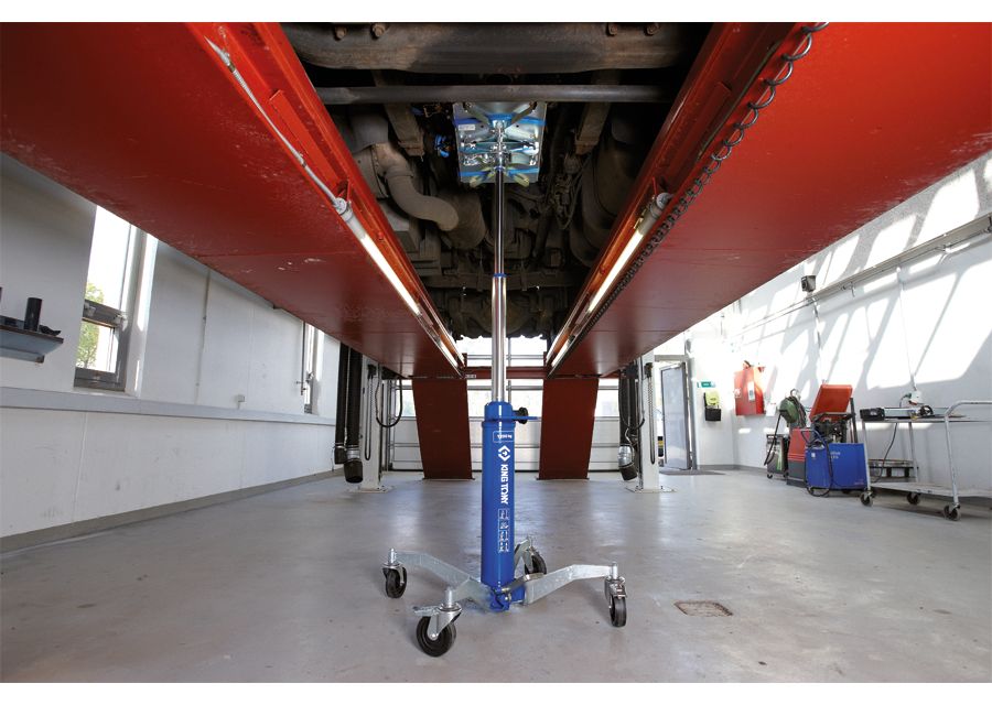 Vérin de fosse hydraulique 9HYVB12 - King Tony - capacité 1.2 T - télescopique avec pompe à pied_2