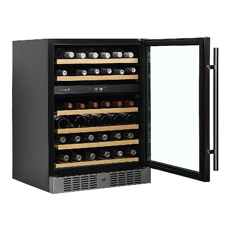 Cave à vin inox 2 zones - 46 bouteilles | Tefcold - TFW200-2S_2