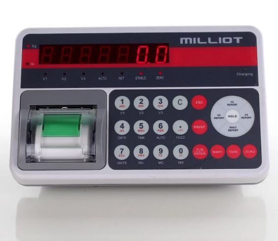 Tf-1515-tcp - Grande balance compteuse Milliot - portée max. 3t, plateau 1500x1500 mm, imprimante thermique_2