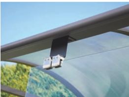 Abri fumeur fonctionnel - VOÛTE M - Protection contre intempéries - Dimensions 2500 à 5000 mm_2