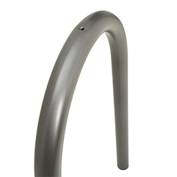 Support cycles universel et peu encombrant - TROMBONE - Acier Ø60 mm - Modèles standard ou avec tôle signalétique_2